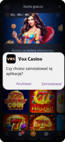 Zainstaluj VOX