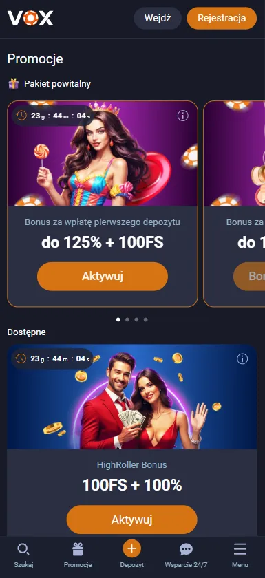 Aktualne oferty bonusowe i promocje