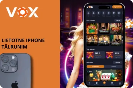 VOX kazino iPhone lietotne