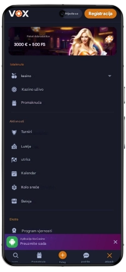 Odjeljak za preuzimanje